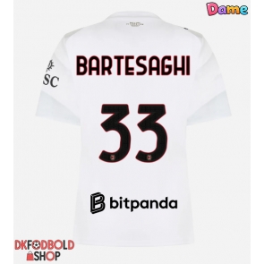 AC Milan Davide Bartesaghi #33 Udebanetrøje Dame 2026-27 Kort ærmer